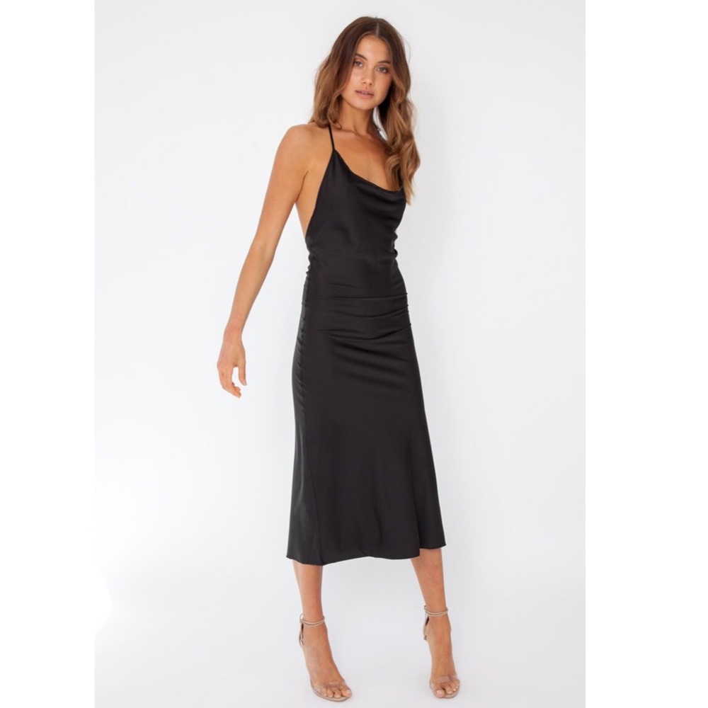 NWOT STYLEADDICT Anu Satin Slip Dress